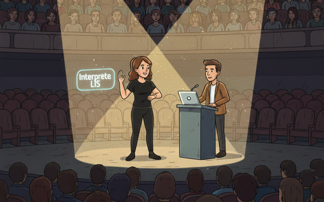 Eventi accessibili: regia, luci e posizionamento interpreti LIS 