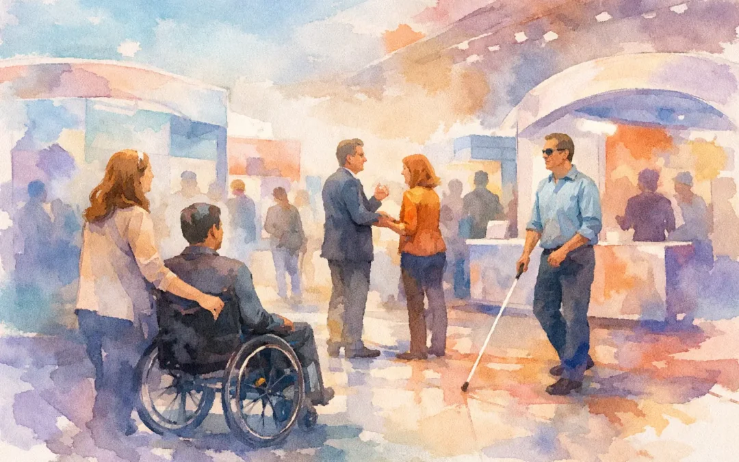 Come rendere accessibili fiere aziendali