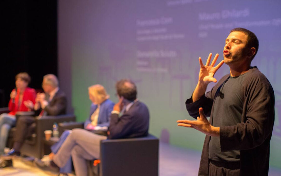 LIS o sottotitoli live per eventi accessibili