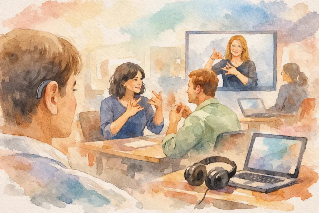 Come rendere un’azienda accessibile alle persone sorde
